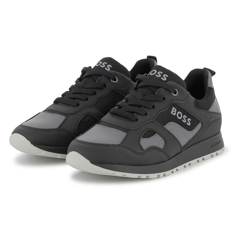 Sneakers aus Kunst- und Canvas-Stil BOSS 
                        JUNGE