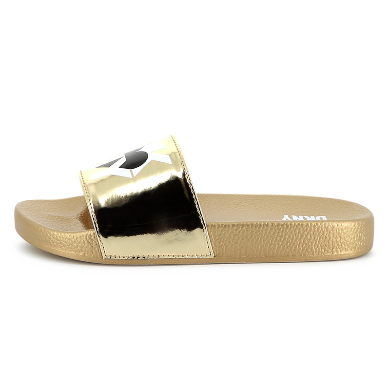 Schimmernde Pantoletten DKNY 
                        M&Auml;DCHEN