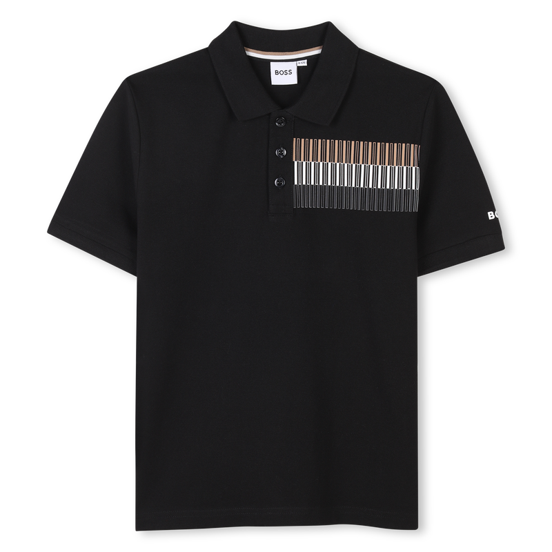 Gerades Poloshirt mit Streifen BOSS 
                        JUNGE