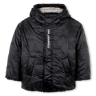 Daunenjacke aus Polyester mit Kapuze KARL LAGERFELD KIDS 
                    JUNGE