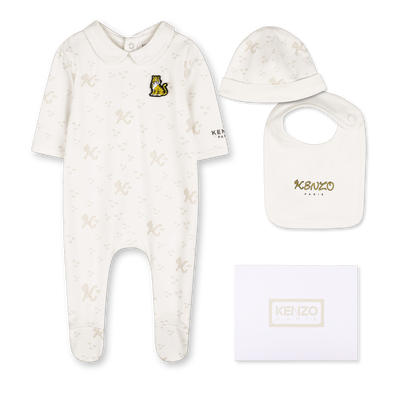 PAJAMA, HUT UND L&Auml;TZCHEN SET KENZO KIDS UNISEX