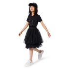 Zeremonienkleid aus bi-material KARL LAGERFELD KIDS 
                    M&Auml;DCHEN