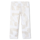 Hose aus Baumwolle und Leinen DKNY 
                    M&Auml;DCHEN