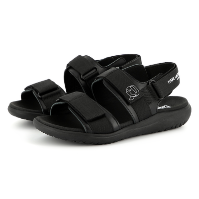 Ledersandalen mit Klett KARL LAGERFELD KIDS JUNGE