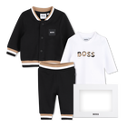 Hose, Cardigan und T-Shirt Set BOSS 
                    JUNGE