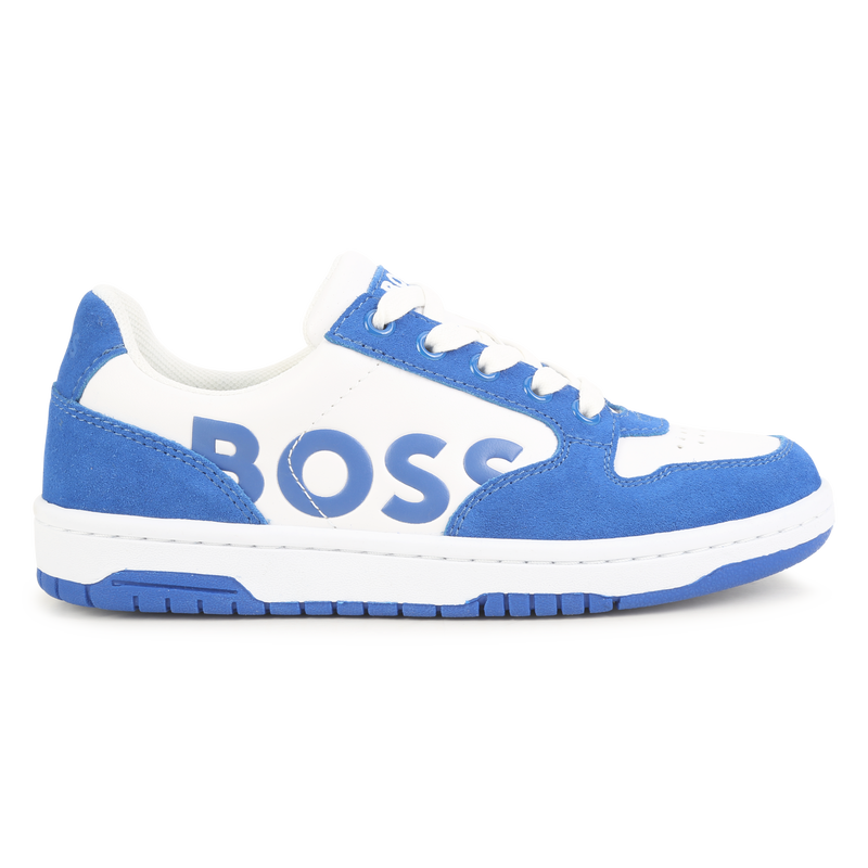 Schn&uuml;r-sneaker mit logo