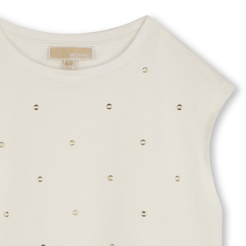 Festliches Baumwoll-T-Shirt MICHAEL KORS 
                        M&Auml;DCHEN