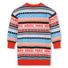 Jacquard-Strickkleid KENZO KIDS 
                    M&Auml;DCHEN