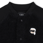 Cardigan aus zwei Materialien KARL LAGERFELD KIDS 
                    JUNGE