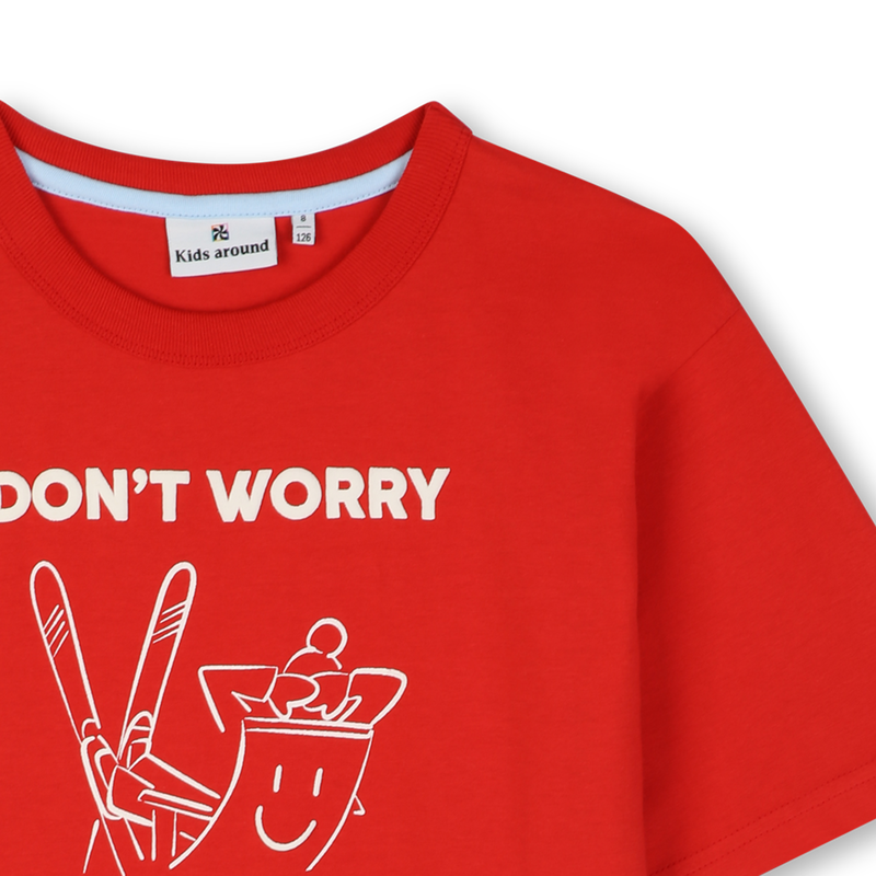 T-Shirt mit kurzen &Auml;rmeln KIDS AROUND 
                        JUNGE