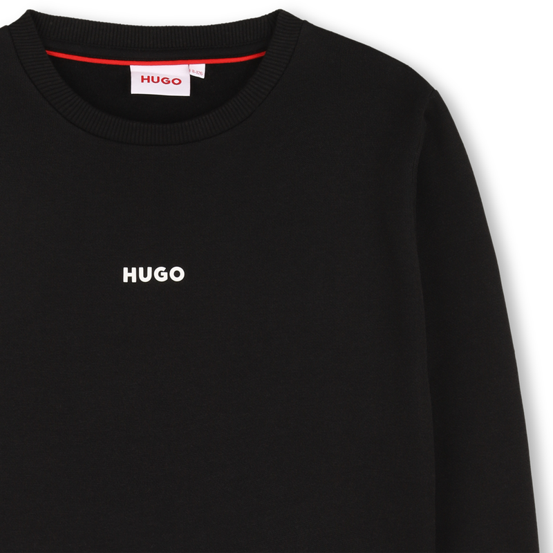 Sweatshirt mit Rundhalsausschnitt HUGO 
                        JUNGE