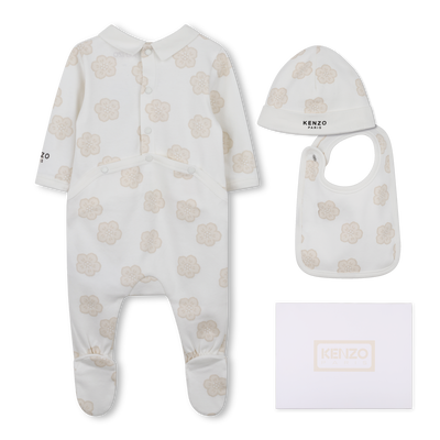 Pyjama-Set mit M&uuml;tze und L&auml;tzchen KENZO KIDS UNISEX