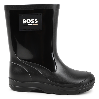 Regenstiefel aus 2 Materialien BOSS JUNGE