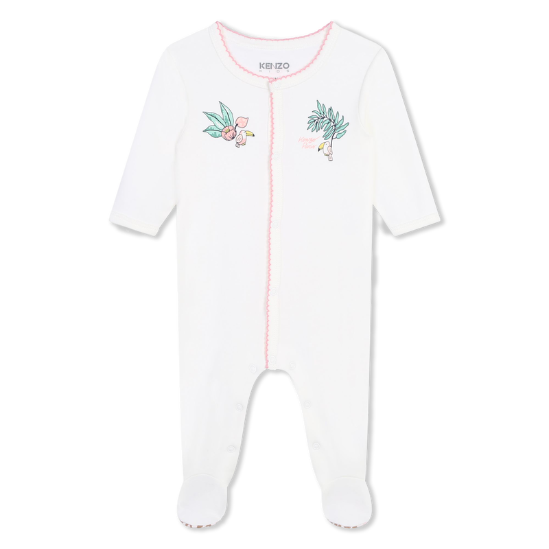 Baumwoll-Pyjama mit Druckknopf KENZO KIDS 
                        M&Auml;DCHEN