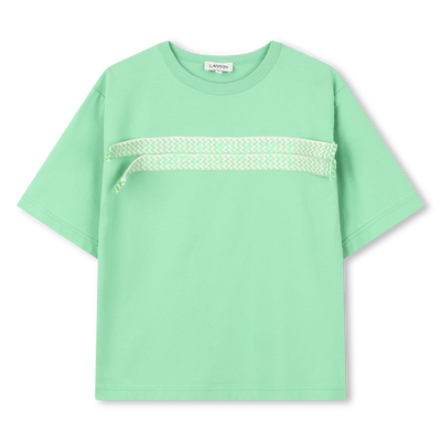KURZ&Auml;RMELIGES T-SHIRT LANVIN JUNGE