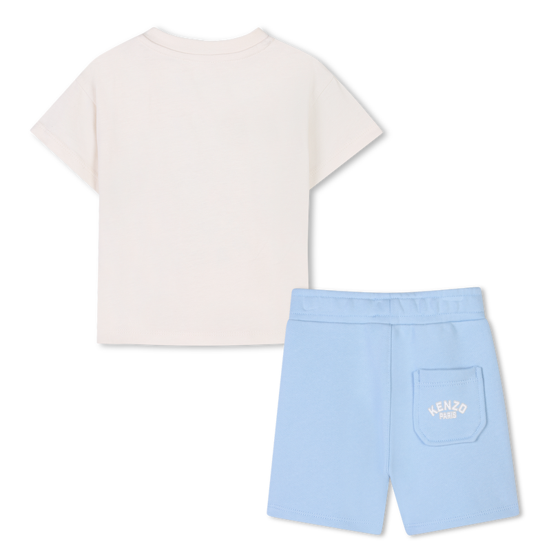 Set aus T-Shirt und Bermuda KENZO KIDS 
                        JUNGE
