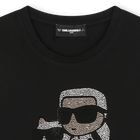 Langarm-T-Shirt KARL LAGERFELD KIDS 
                    M&Auml;DCHEN