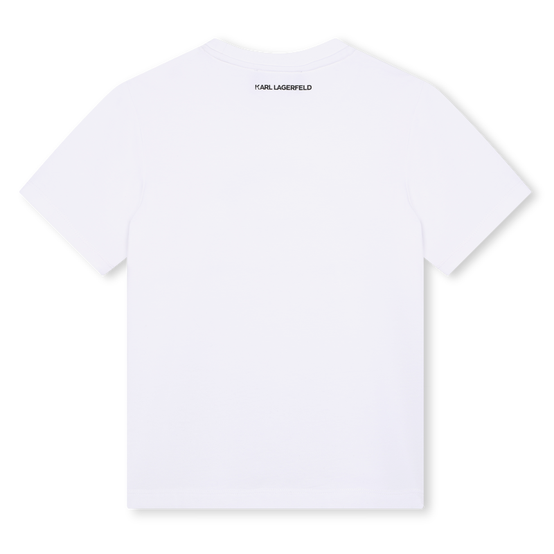 T-Shirt mit platziertem Print KARL LAGERFELD KIDS 
                        M&Auml;DCHEN