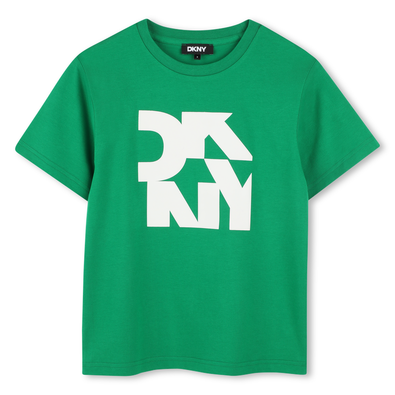 T-Shirt mit beidseitigem Druck DKNY 
                        JUNGE