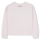 Lang&auml;rmeliges Sweatshirt KARL LAGERFELD KIDS 
                    M&Auml;DCHEN