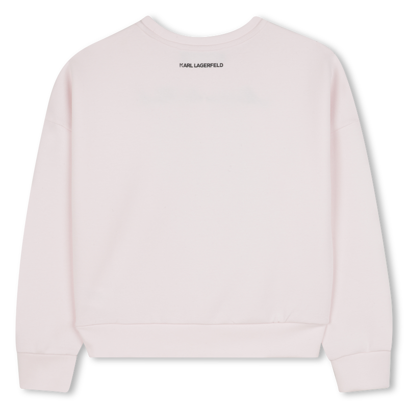 Lang&auml;rmeliges Sweatshirt KARL LAGERFELD KIDS 
                        M&Auml;DCHEN