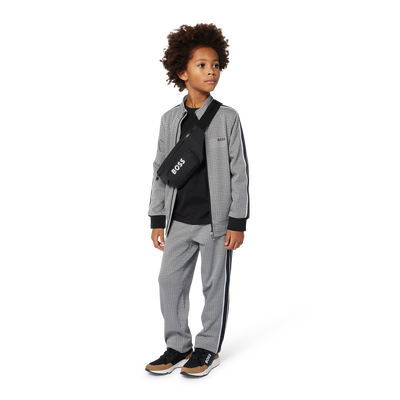 Cardigan mit Zip und Print BOSS JUNGE