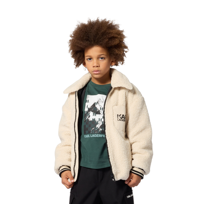 T-Shirt mit kurzen &Auml;rmeln KARL LAGERFELD KIDS JUNGE
