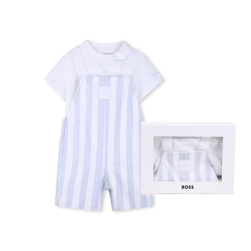 OVERALL + T-SHIRT-SET BOSS 
                        JUNGE