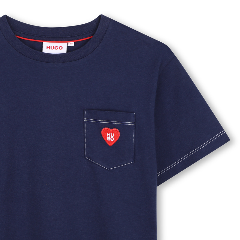 T-Shirt mit kurzen &Auml;rmeln HUGO 
                        M&Auml;DCHEN