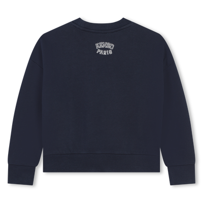 Besticktes Baumwoll-Sweatshirt KENZO KIDS M&Auml;DCHEN