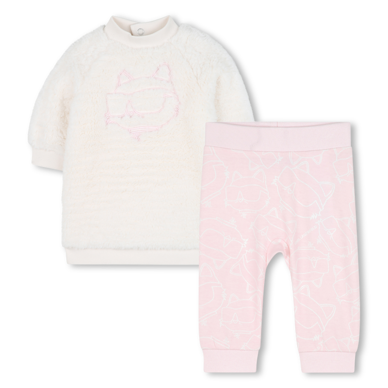 Set aus Kleid + Boxershorts KARL LAGERFELD KIDS 
                        M&Auml;DCHEN