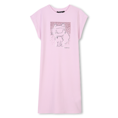 Kurzärmeliges Kleid KARL LAGERFELD KIDS MÄDCHEN