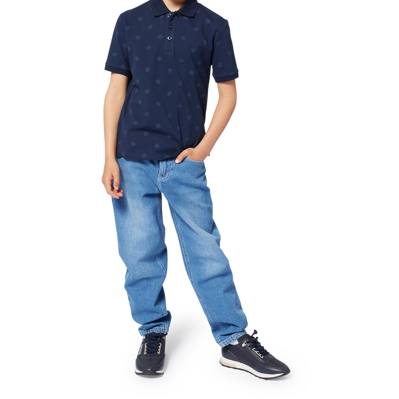 Weite 5-Pocket-Baumwolljeans BOSS 
                        JUNGE