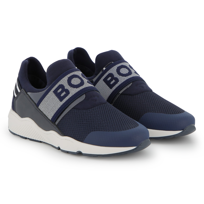 SNEAKERS AUS RINDSLEDER BOSS 
                        JUNGE