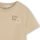 Kurz&auml;rmliges Baumwoll-T-Shirt MICHAEL KORS 
                    M&Auml;DCHEN