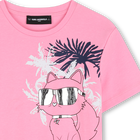 Kurz&auml;rmeliges t-shirt KARL LAGERFELD KIDS 
                    M&Auml;DCHEN