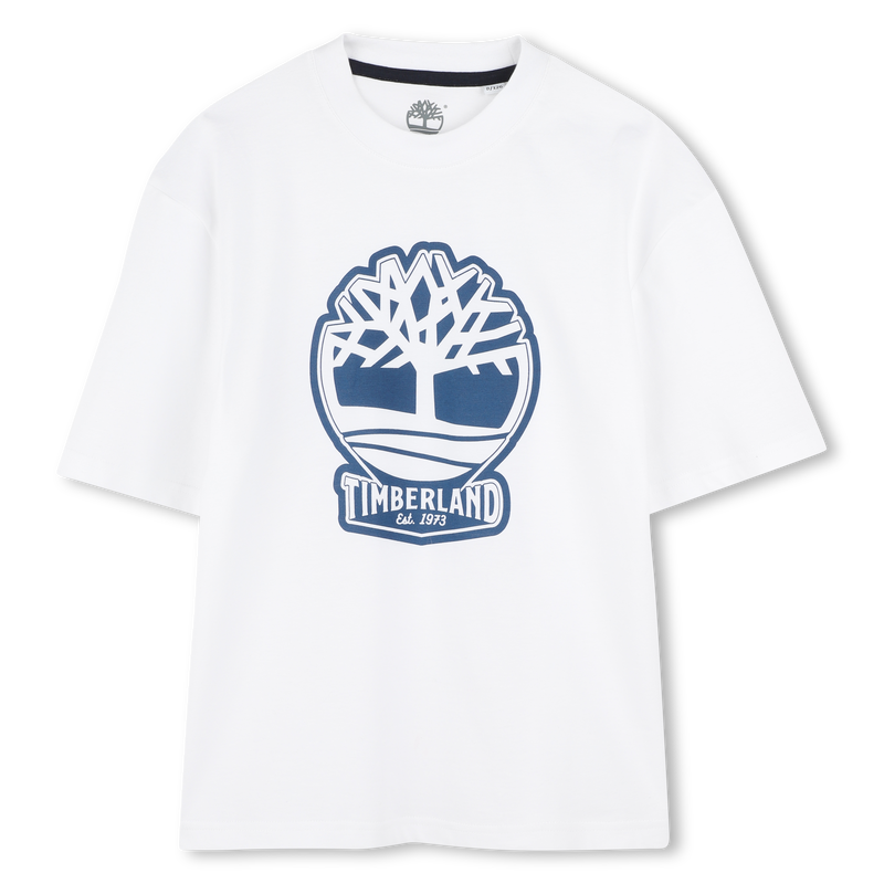 Zweifarbiges T-Shirt mit Logo TIMBERLAND 
                        JUNGE