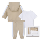 Strickjacke + hose + t-shirt-set BOSS 
                    JUNGE