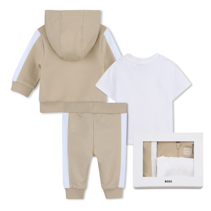 STRICKJACKE + HOSE + T-SHIRT-SET BOSS 
                        JUNGE