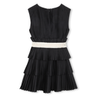 Plissiertes kurz&auml;rmeliges kleid KARL LAGERFELD KIDS 
                    M&Auml;DCHEN