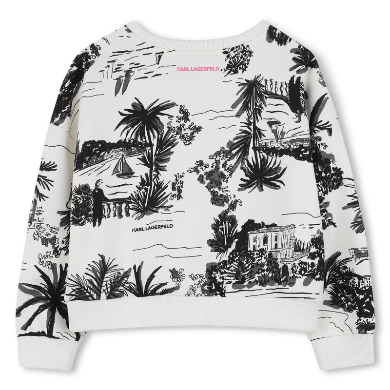 FLEECE-SWEATSHIRT KARL LAGERFELD KIDS 
                        M&Auml;DCHEN