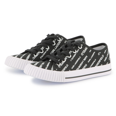 Schn&uuml;rsneaker mit Logoprint KARL LAGERFELD KIDS JUNGE