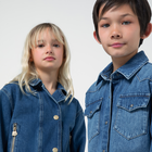 Jeansjacke KENZO KIDS 
                    M&Auml;DCHEN