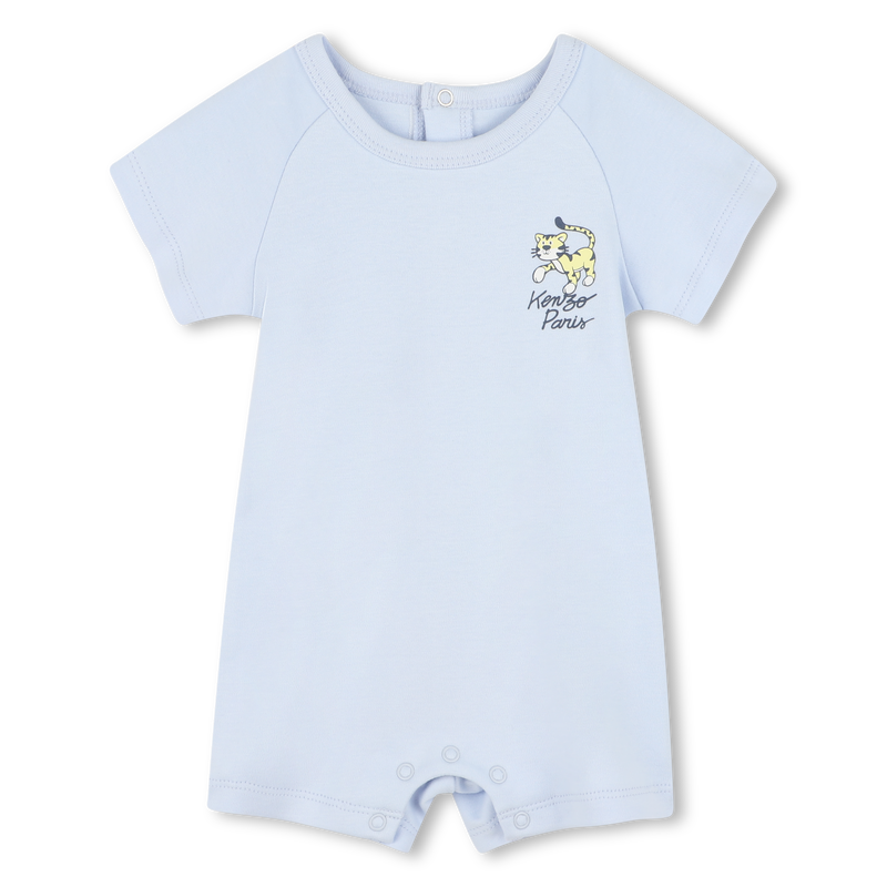 Kurzer Overall mit Druck KENZO KIDS 
                        JUNGE