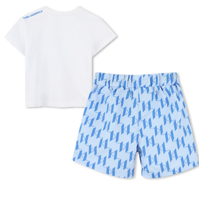 Set aus Shorts &amp; T-Shirt KARL LAGERFELD KIDS JUNGE