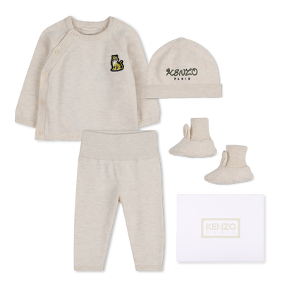 PULLOVER, HOSE UND HUT SET KENZO KIDS UNISEX