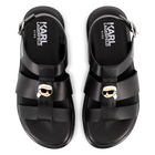 Leder-Sandalen mit Schnalle KARL LAGERFELD KIDS 
                    M&Auml;DCHEN