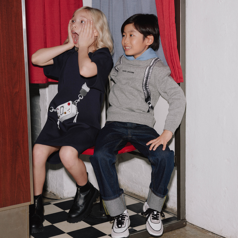 Sweatshirt aus Baumwollfleece MARC JACOBS 
                        JUNGE