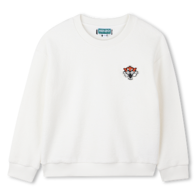 Fleece-Sweatshirt in Frottee-Optik KENZO KIDS JUNGE