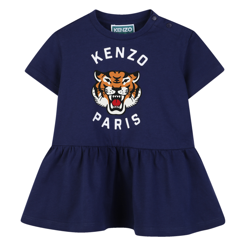 KLEID IN DER TAILLE GERAFFT KENZO KIDS 
                        M&Auml;DCHEN